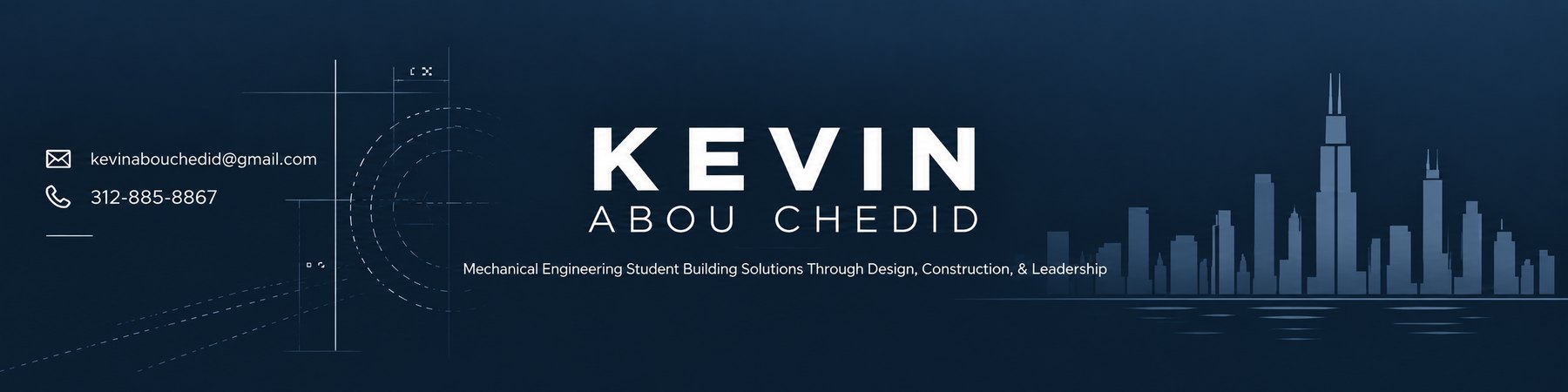 Kevin Abou Chedid — Mechanical Engineering Student Building Solutions Through Design, Construction, and Leadership